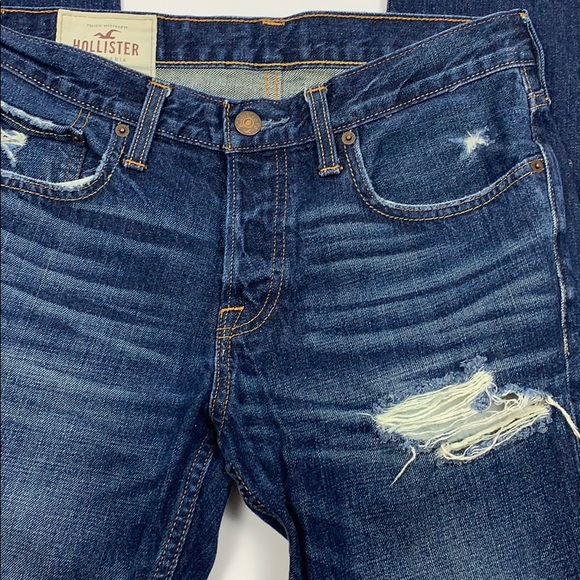 HOLLISTER Mens Distressed Skinny Jeans - Picture 3 of 8